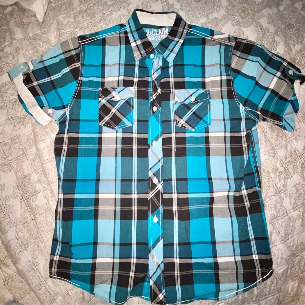 Buckle Reclaim Men’s Plaid Shirt